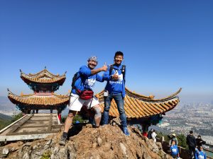 Jiachao Wang & volunteer @ Climb to Change a Life 2019