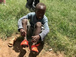 98 Sparks brought shoes in Kenya